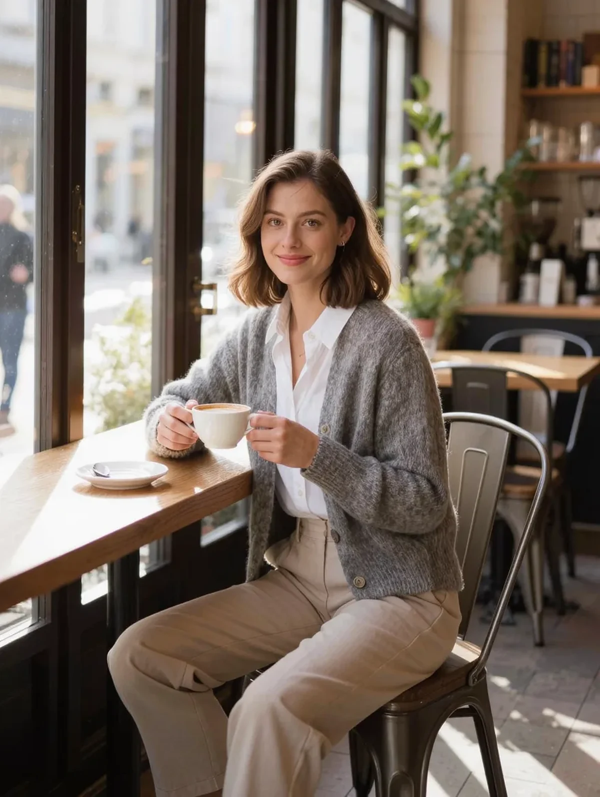 How to Wear a Cardigan Over a Shirt Without Looking Dated