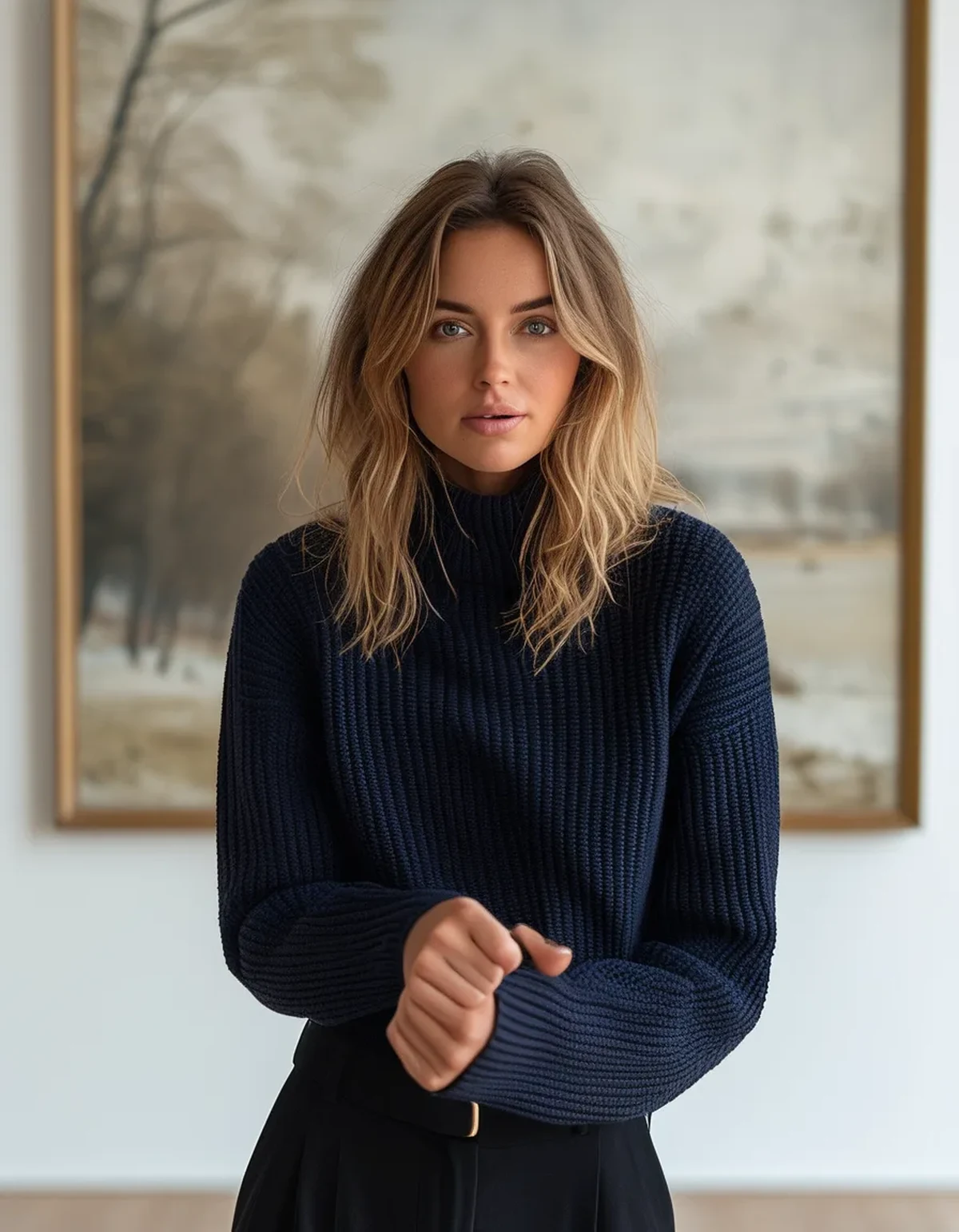 How to Wear Black and Navy Together On Purpose