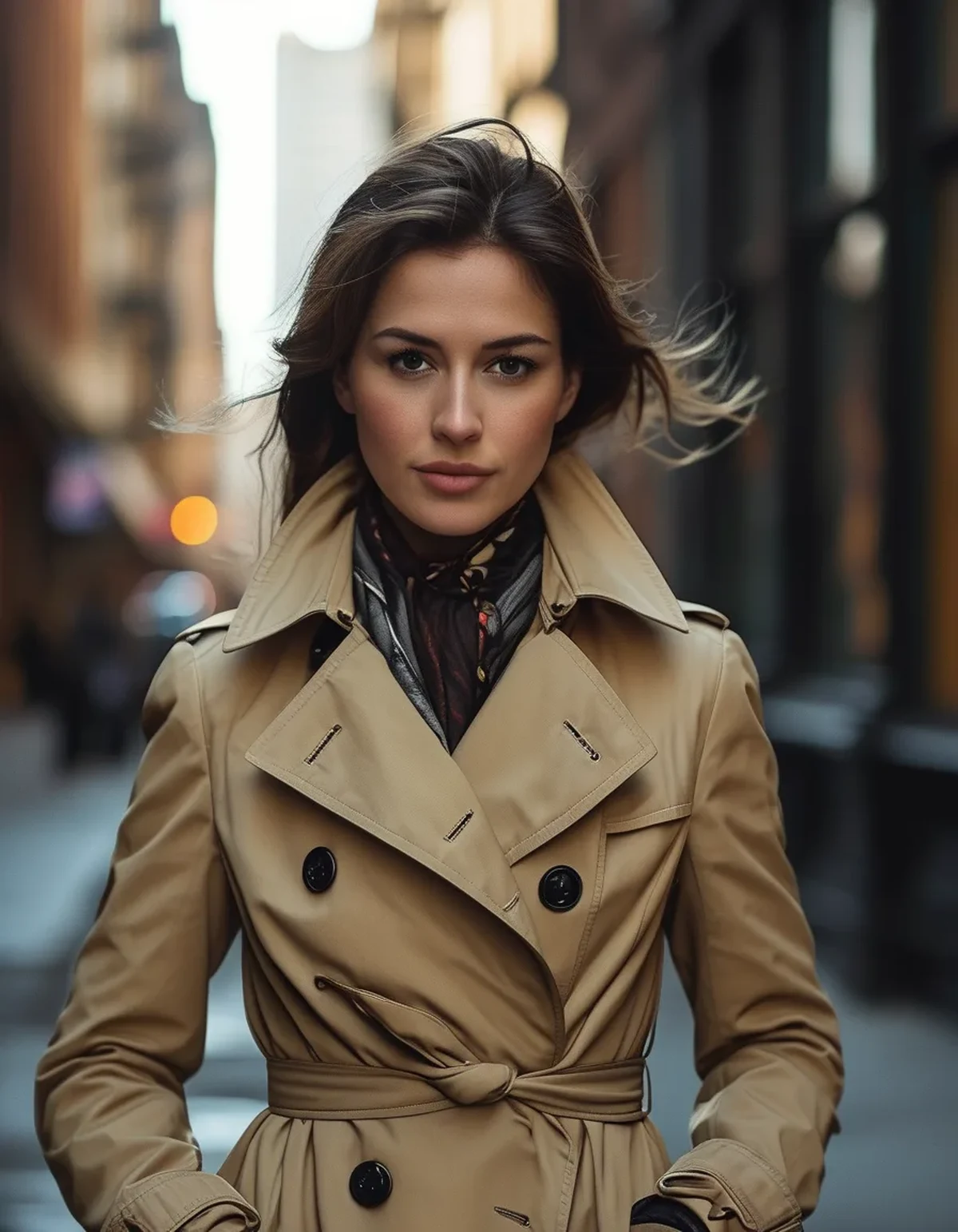Why How You Close Your Trench Coat Changes the Whole Outfit's Mood