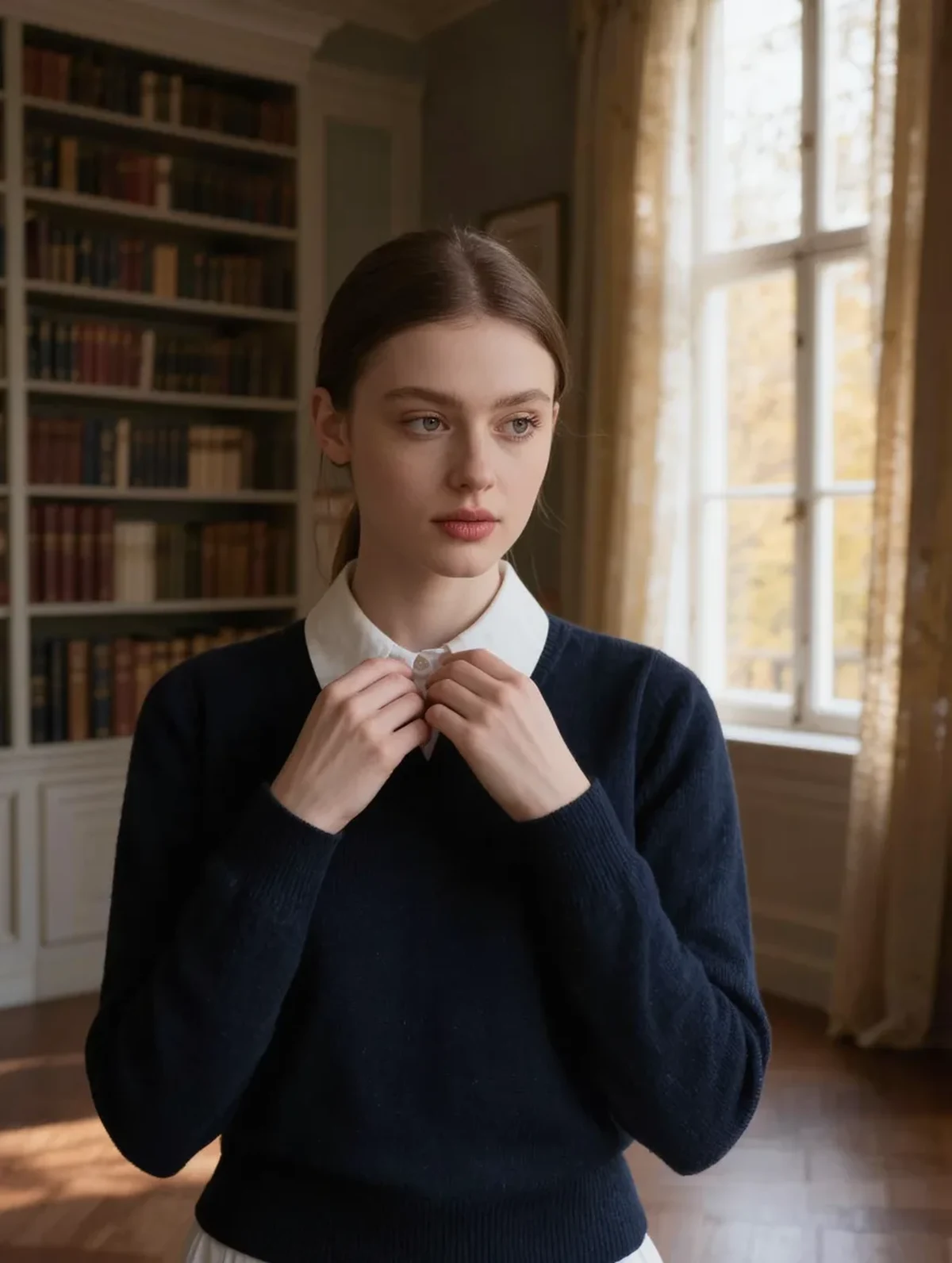 Why Your Shirt Collar Collapses Under a Crew Neck Sweater