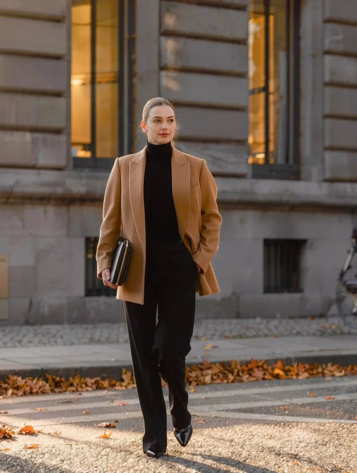 Why a Turtleneck Under a Blazer Looks More Modern